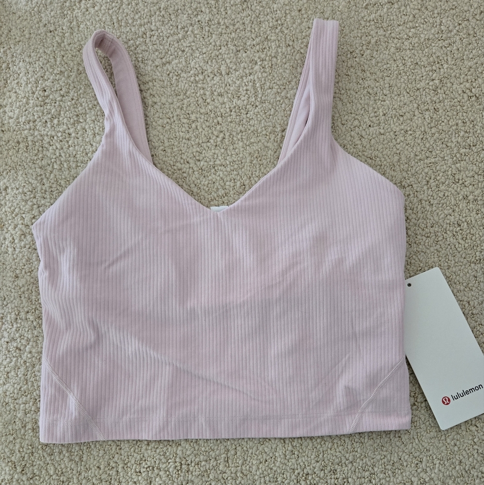 Lululemon align ribbed tank 6 flush pink
